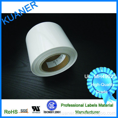 Polyester blank self adhesive labels in roll material ,UL approved